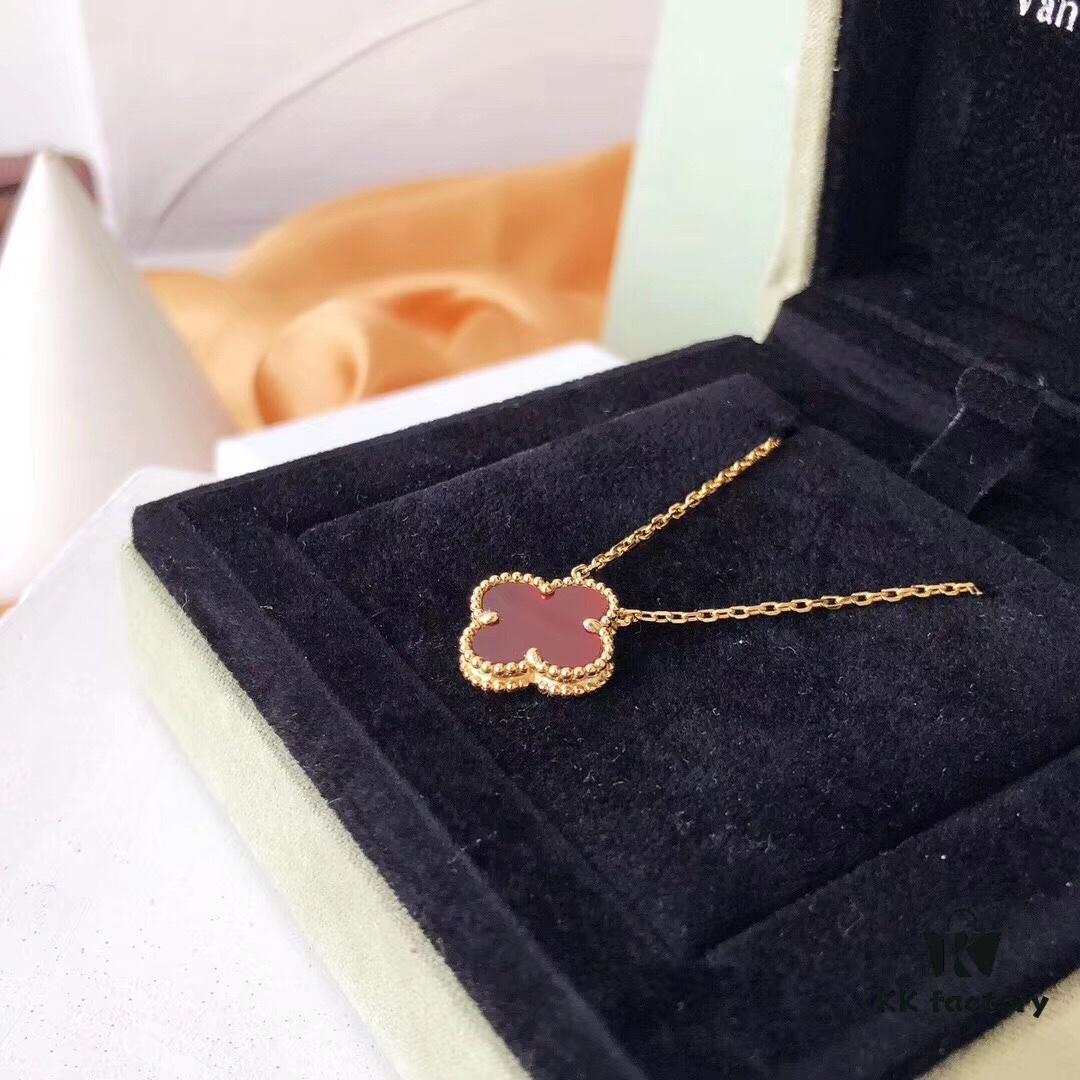 Van Cleef & Arpels Alhambra Necklace in Silver Version