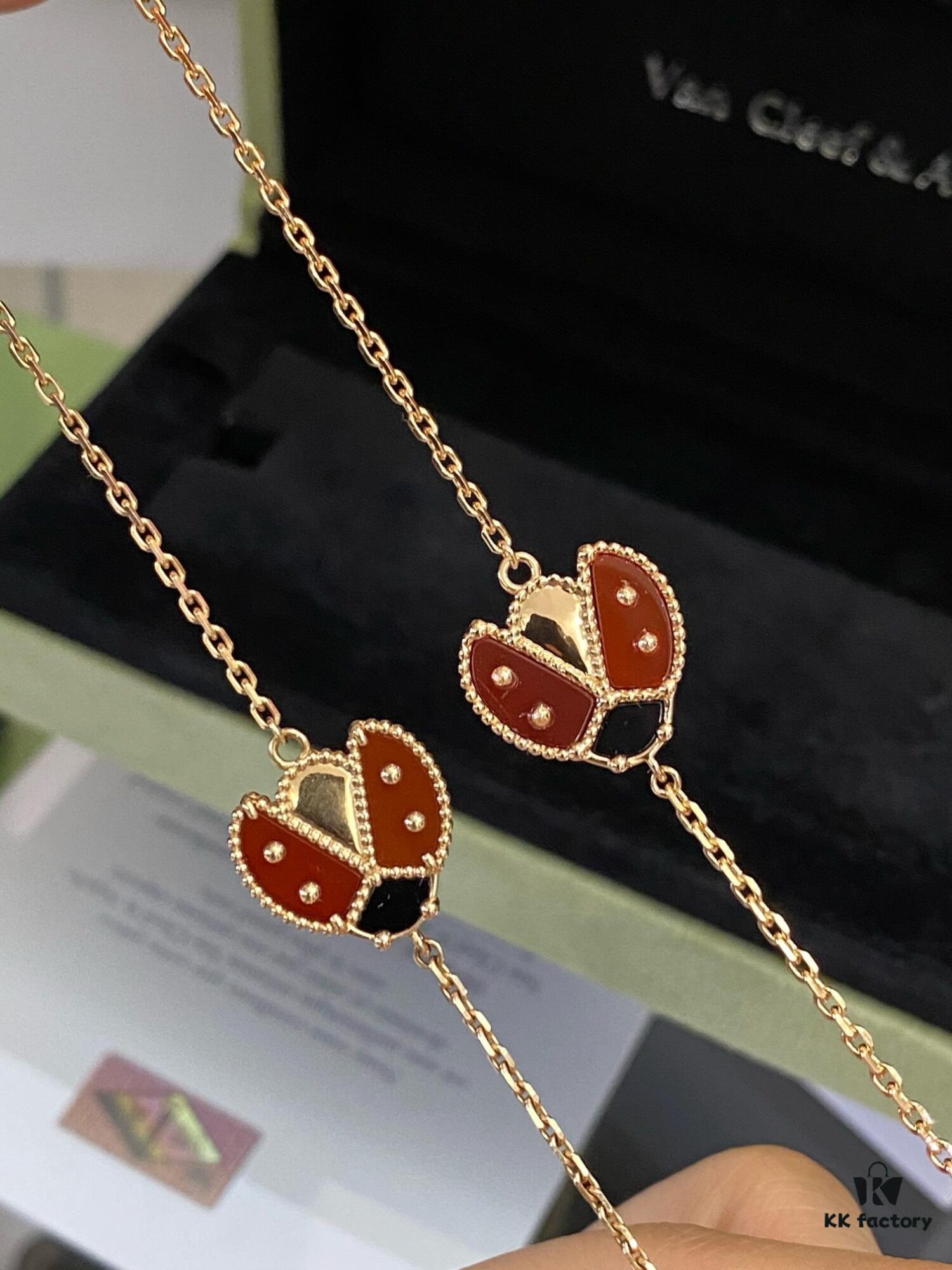 VCA Lucky Spring Ladybug Bracelet