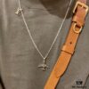 Louis Vuitton LV Plane Pendant Necklace Unisex