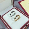 V Gold Plated Mimi Gold CNC Polished Cartier Thin Version Panther Ring, Sizes 5-6-7-8, Extra Thick and Powerful Design! Unisex Couple's Ring