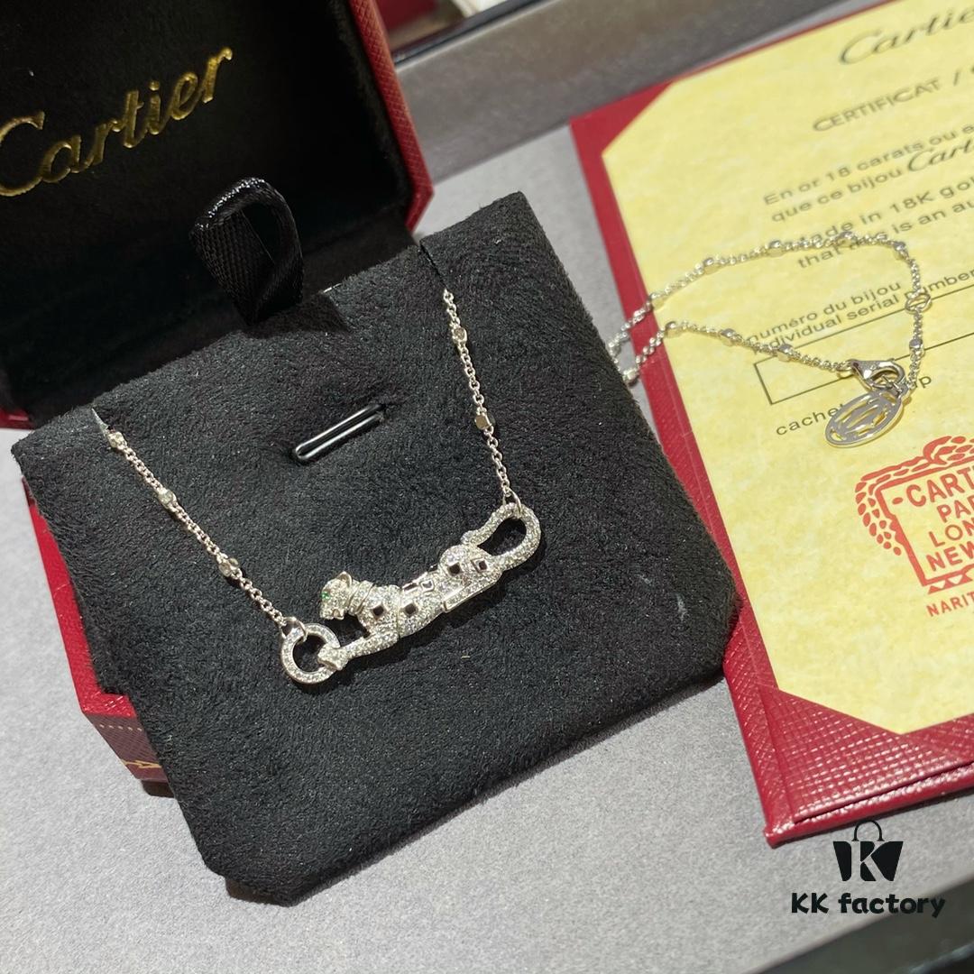 CNC Cartier Panther Necklace, Ultra Thick and Bold Panther Design, Unisex