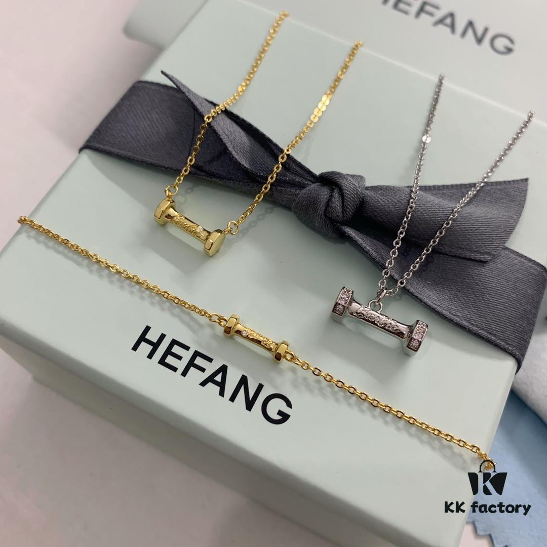New Arrival ❤️ HEFANG Jewelry Barbie ✨ New Collection Mini Dumbbell Series - In Stock Dumbbell Necklace, K-Gold Dumbbell Bracelet, K-Gold Dumbbell Necklace