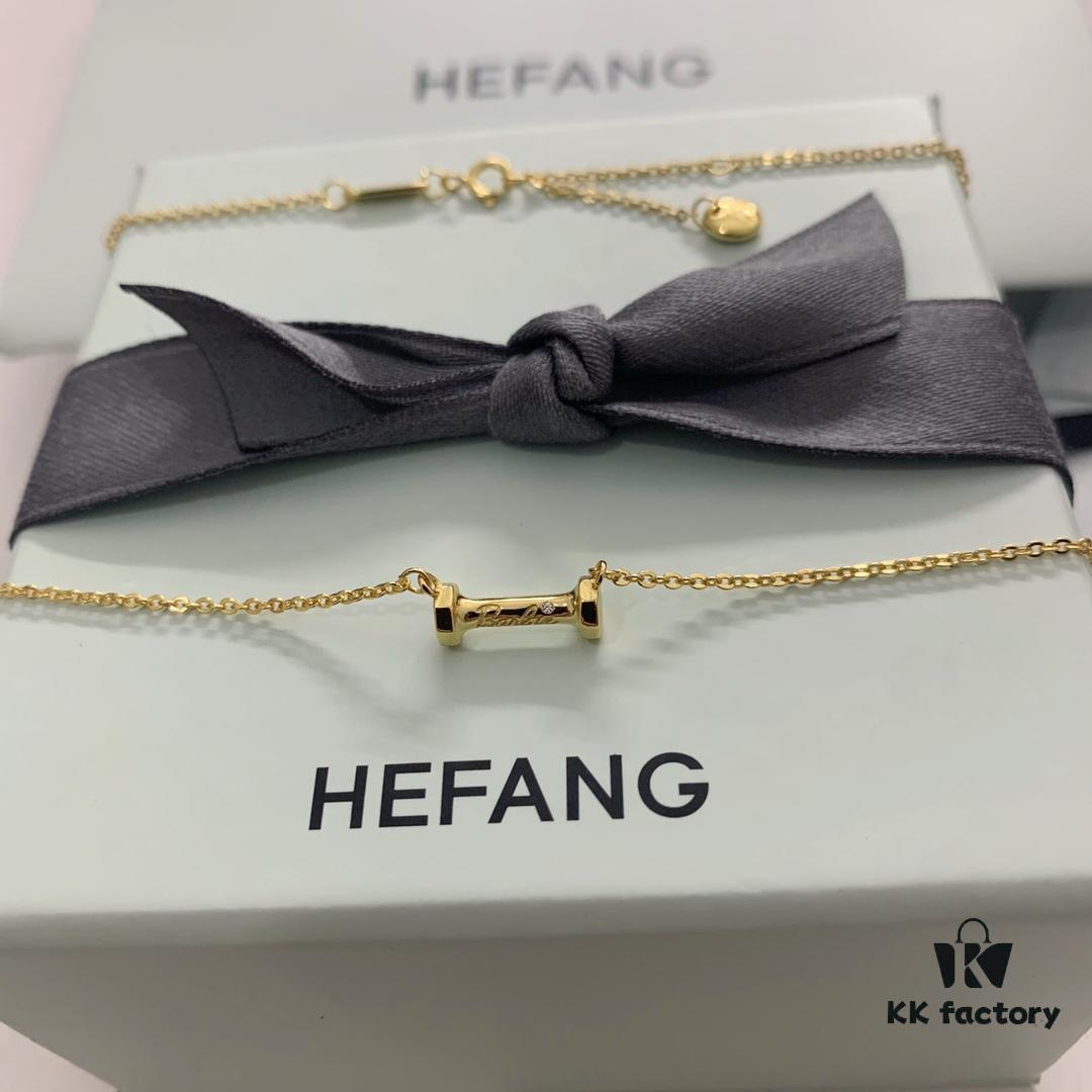New Arrival ❤️ HEFANG Jewelry Barbie ✨ New Collection Mini Dumbbell Series - In Stock Dumbbell Necklace, K-Gold Dumbbell Bracelet, K-Gold Dumbbell Necklace