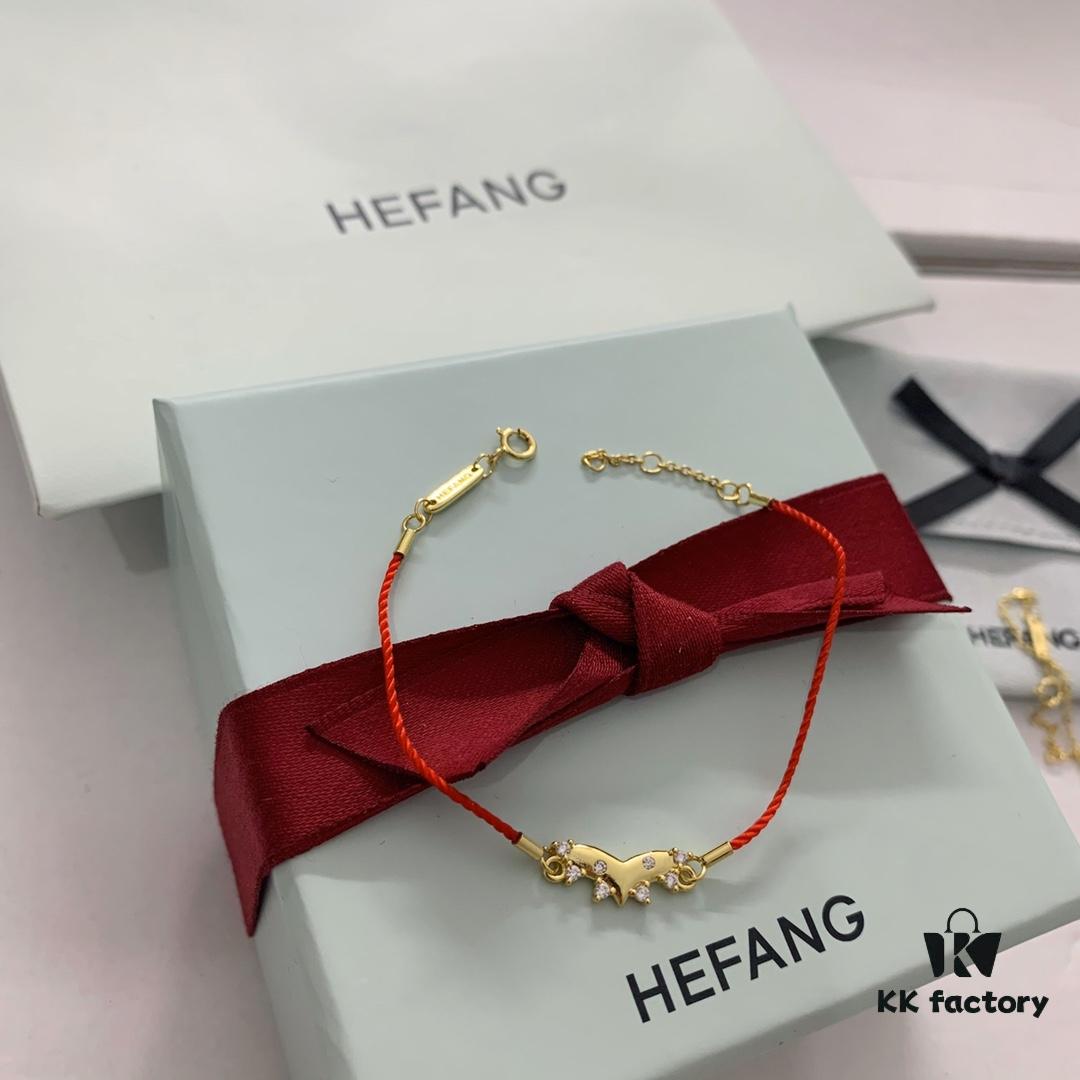 New Arrival ❤️ HEFANG Jewelry Cute Little Tiger Charm Red String Bracelet ✨ Real Photo