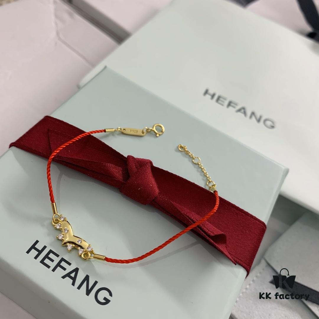 New Arrival ❤️ HEFANG Jewelry Cute Little Tiger Charm Red String Bracelet ✨ Real Photo