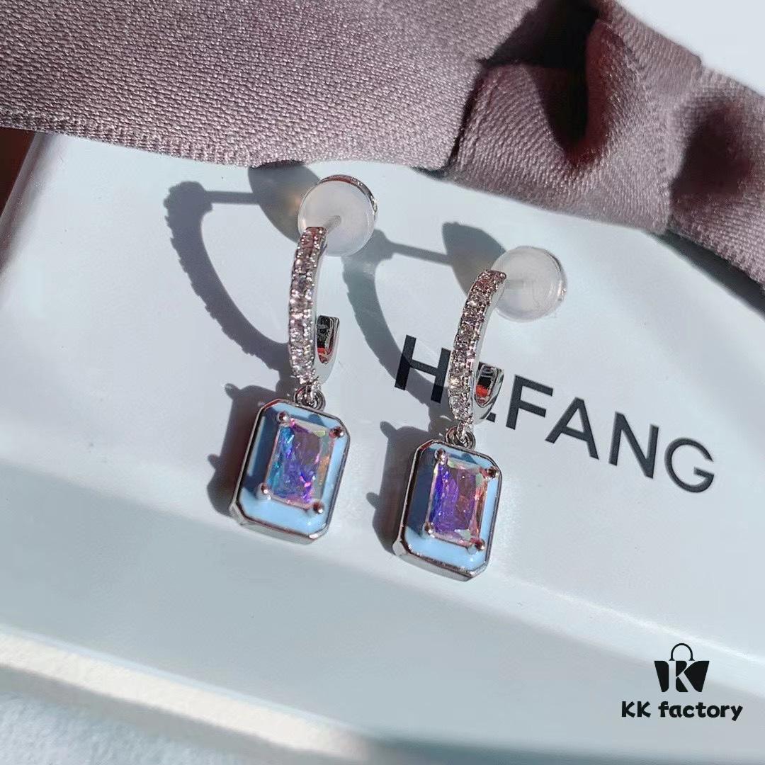 HeFang Jewelry Barbie X HeFang Aurora 'Little Ice Candy' Stud Earrings - 2022 New Luxury Minimalist Designer Collection