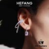 HeFang Jewelry Barbie X HeFang Aurora 'Little Ice Candy' Stud Earrings - 2022 New Luxury Minimalist Designer Collection