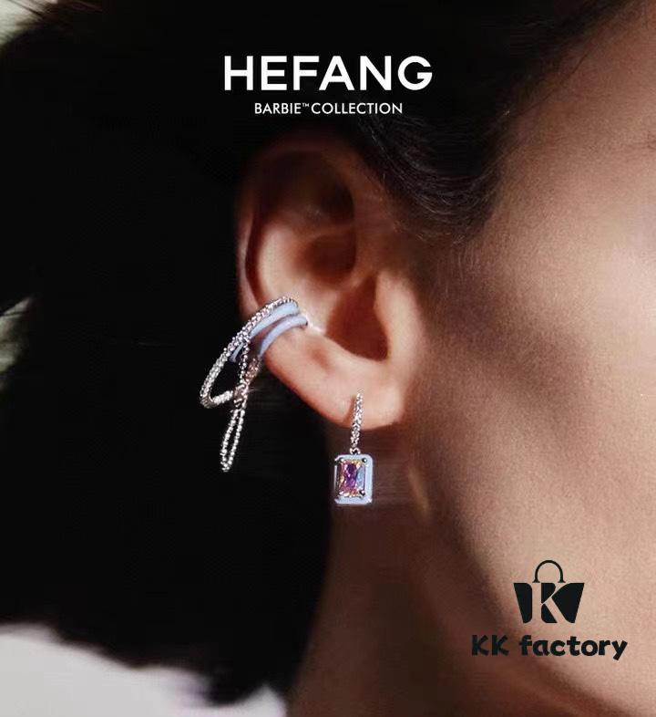 HeFang Jewelry Barbie X HeFang Aurora 'Little Ice Candy' Stud Earrings - 2022 New Luxury Minimalist Designer Collection