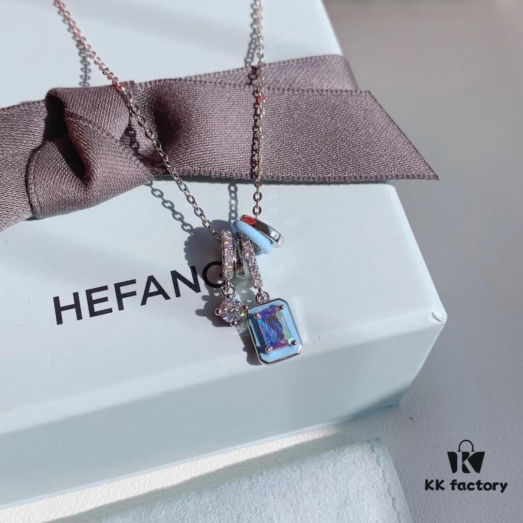 HeFang Jewelry Barbie Aurora 'Little Ice Sugar' Necklace - Exclusive Bestseller Design, 2022 New Luxury Minimalist Choker