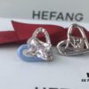HEFANG Barbie Sweetheart Earrings in Blue
