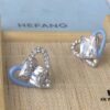 HEFANG Barbie Sweetheart Earrings in Blue