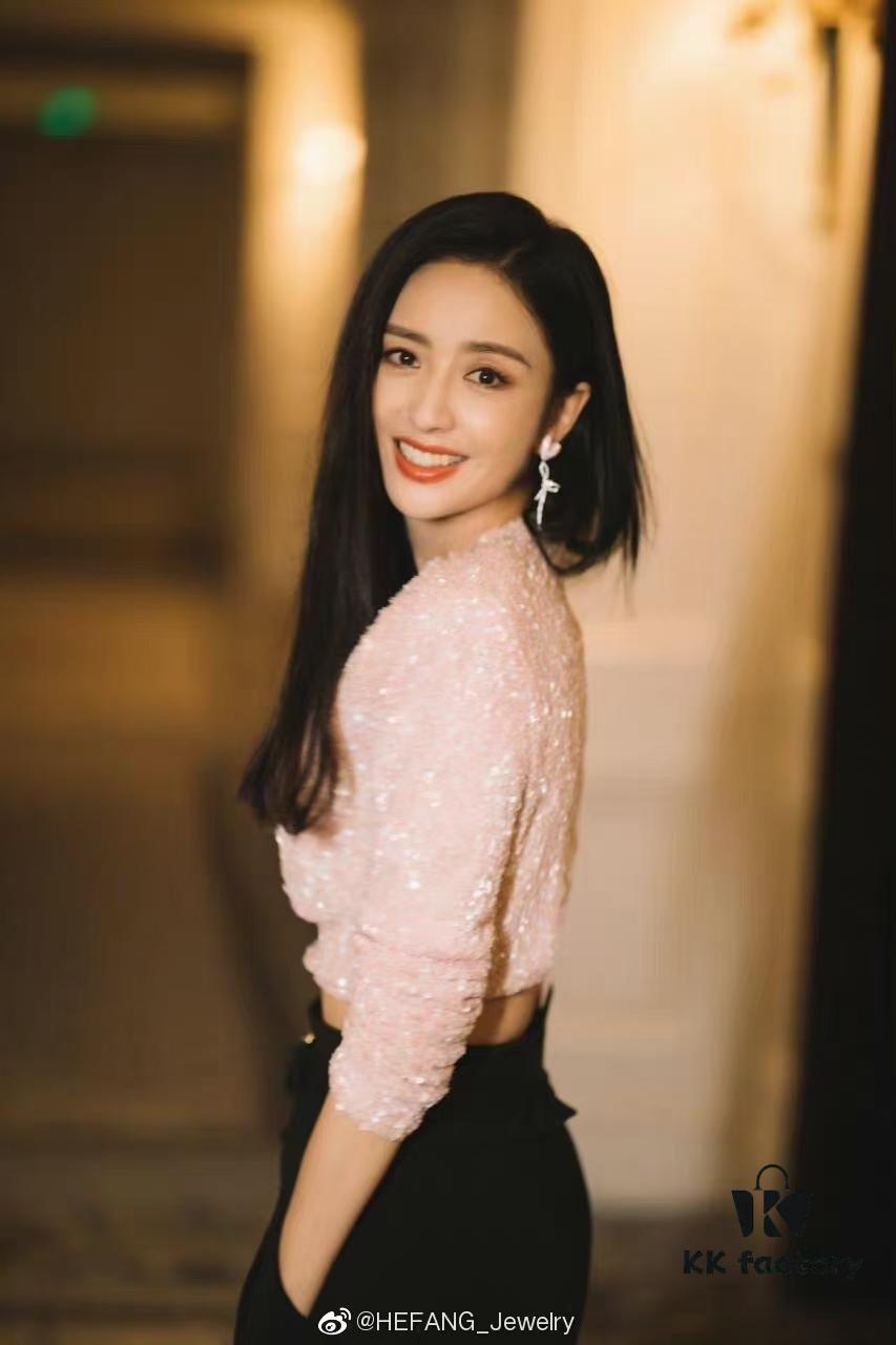 Hexfang New Arrival Pink Heart Confession Balloon Stud Earrings