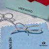 HEFANG Jewelry Ribbon Bow Earrings