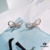 HEFANG Jewelry Bow Stud Earrings