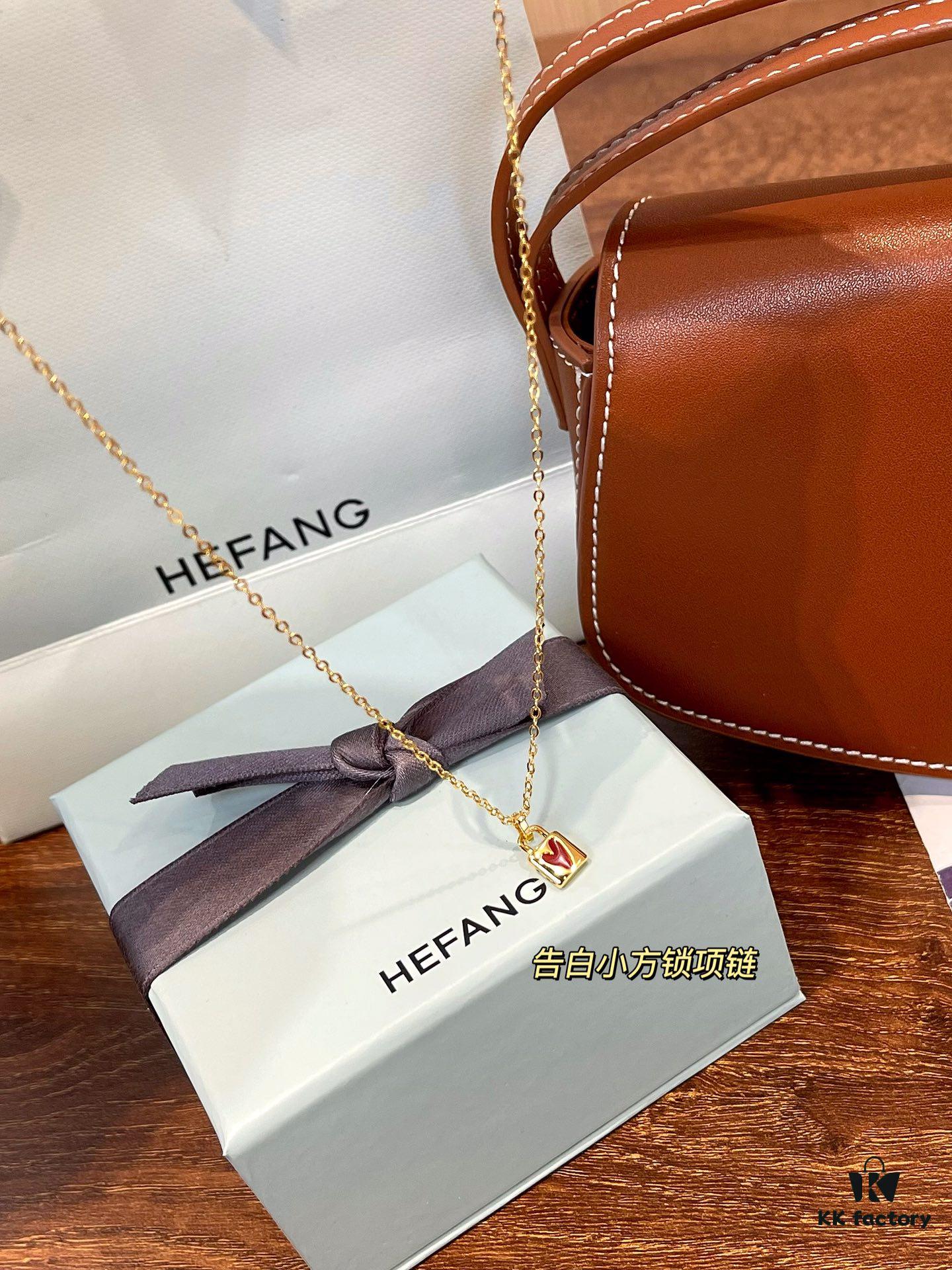 Confession Little Square Lock: More Beautiful When Worn as a Set!