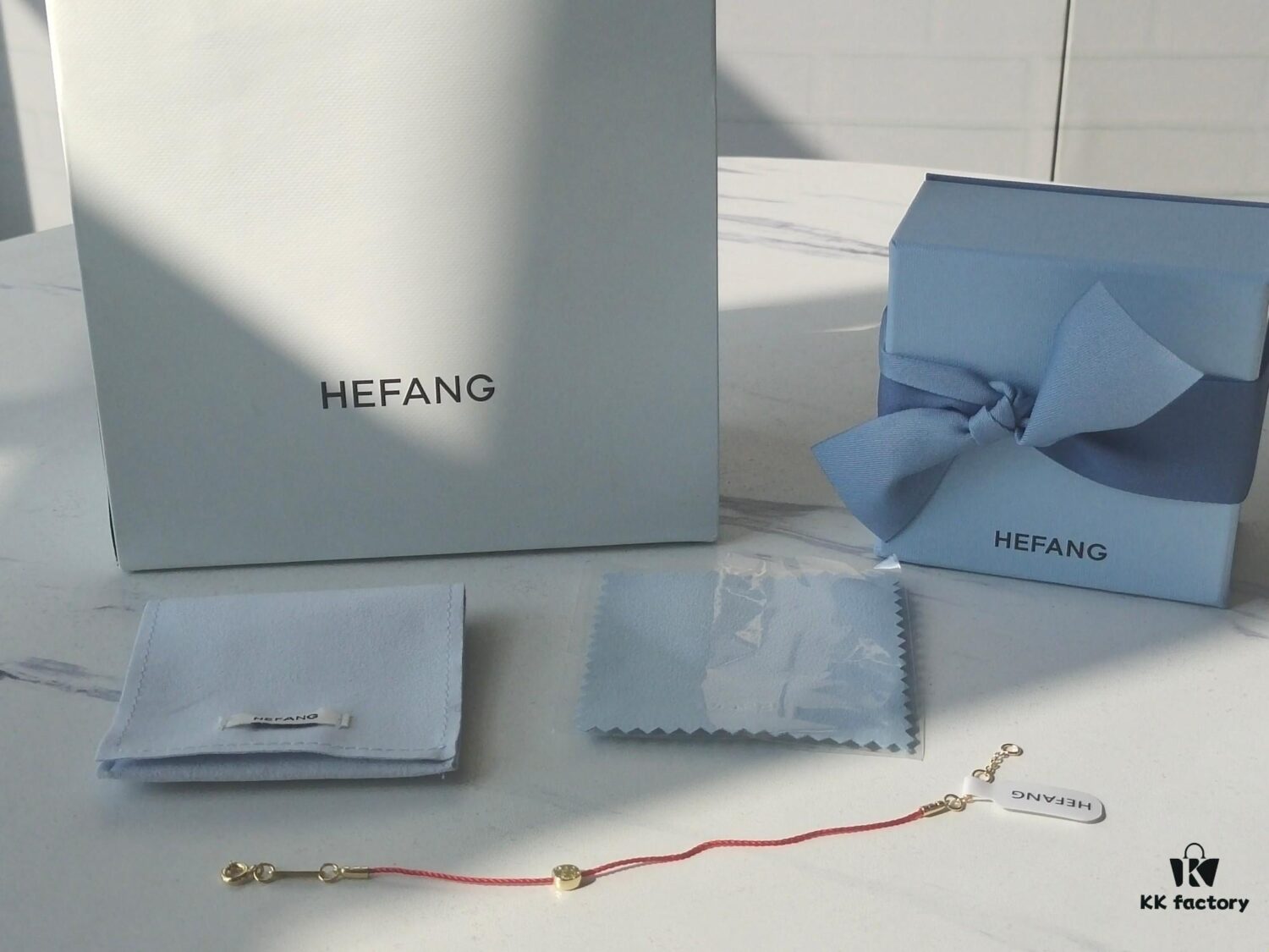 HEFANG x Peter Rabbit 18K Gold-Plated Red String Bracelet, Birthday Year Gift, Year of the Rabbit Gift