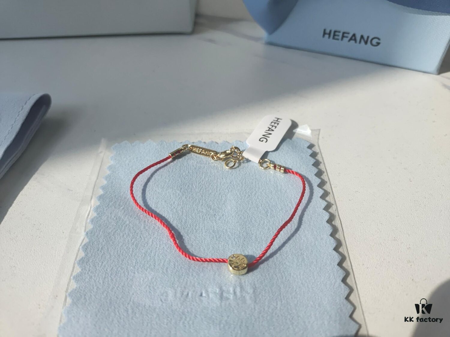 HEFANG x Peter Rabbit 18K Gold-Plated Red String Bracelet, Birthday Year Gift, Year of the Rabbit Gift
