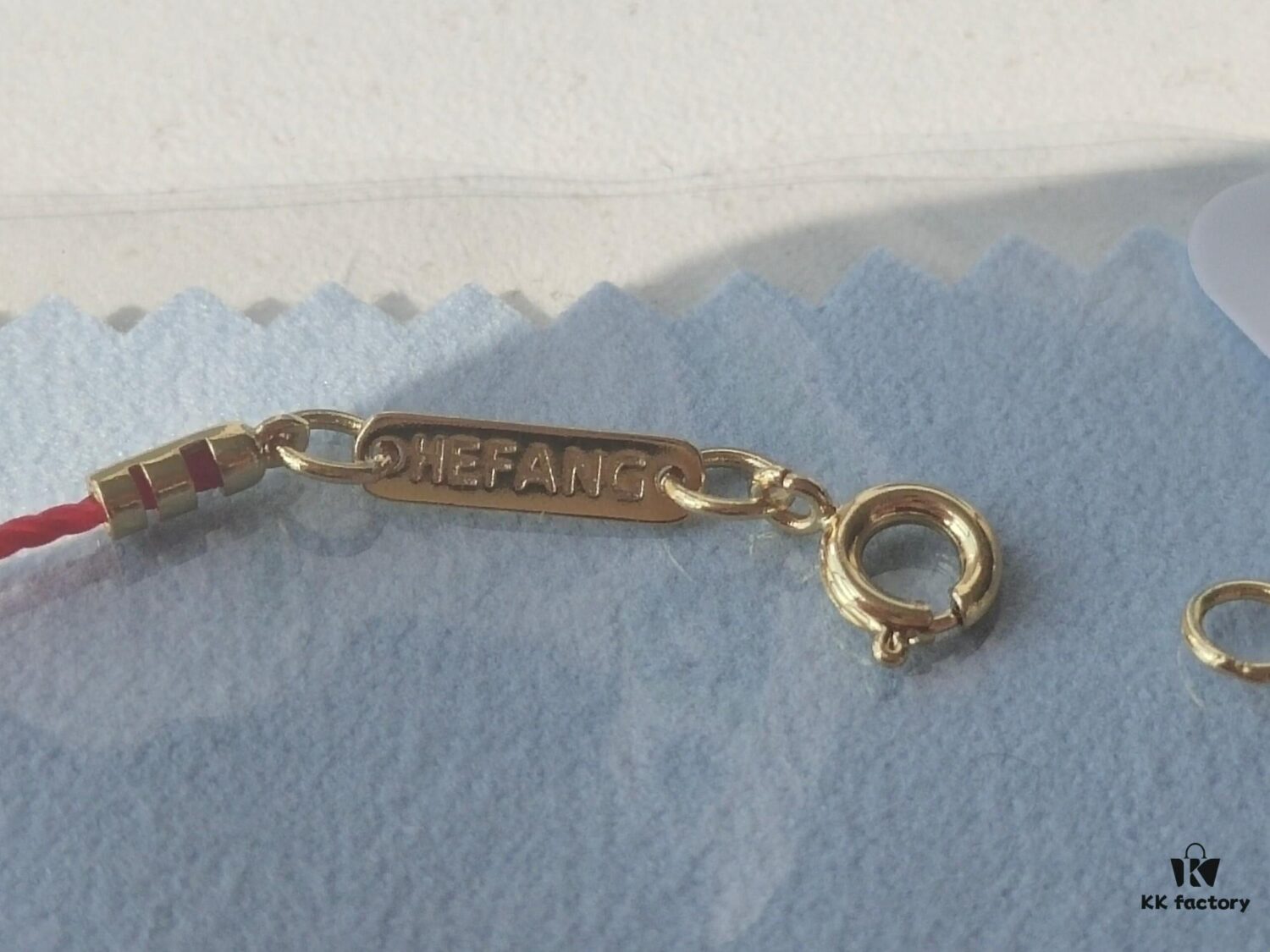 HEFANG x Peter Rabbit 18K Gold-Plated Red String Bracelet, Birthday Year Gift, Year of the Rabbit Gift