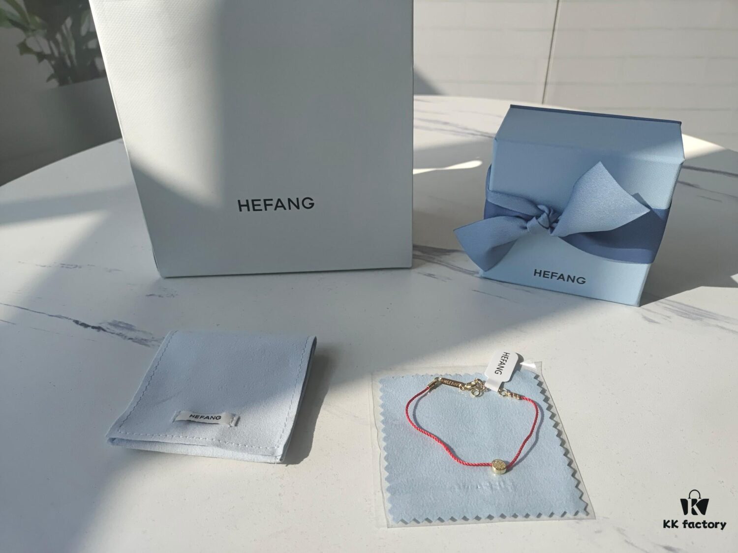 HEFANG x Peter Rabbit 18K Gold-Plated Red String Bracelet, Birthday Year Gift, Year of the Rabbit Gift