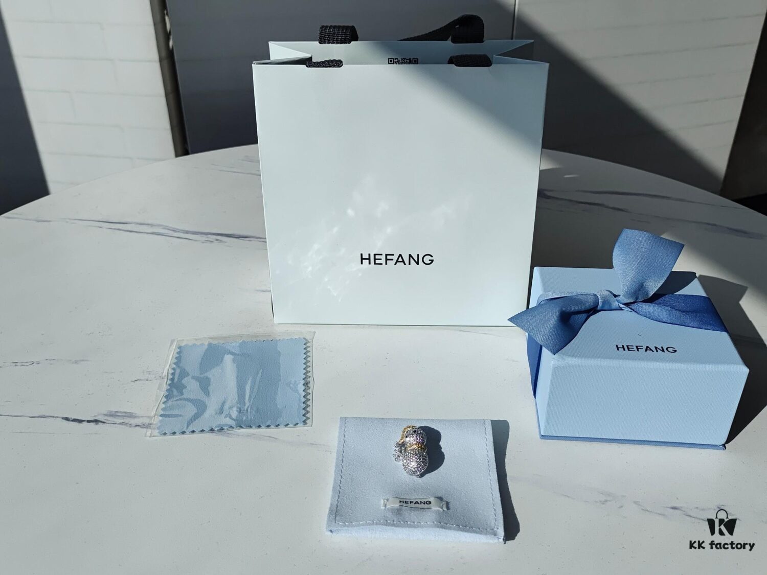 HEFANG Jewelry Gilded Snowman Brooch