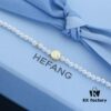 Rabbit Year New Arrival Hefang Bi De Rabbit Confession Macaron Pearl Bracelet Minimalist Design 925 Sterling Silver Full-Silver Gift