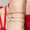 He Fang New Year of the Rabbit Pearl Bracelet