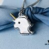 HEFANG Jewelry Unicorn Pendant Necklace