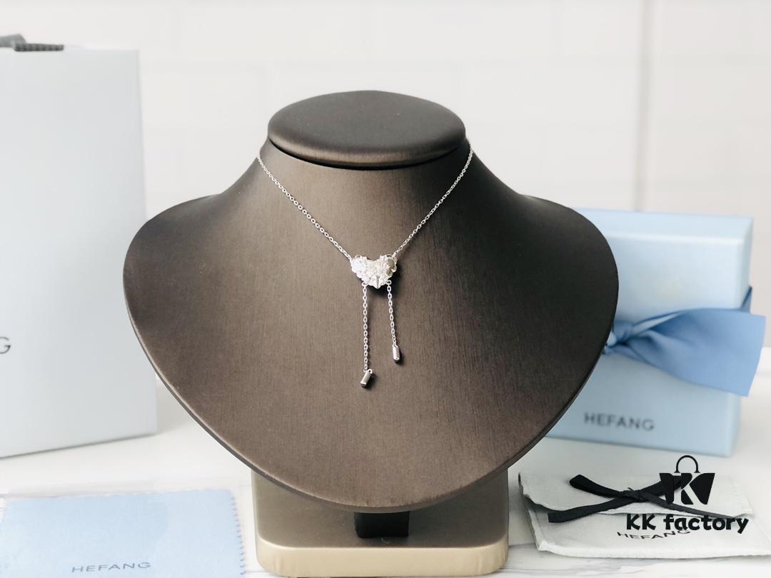 HEFANG Jewelry Starlight Balloon Pendant Necklace with Tassel Design