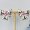 HEFANG Jewelry Bowknot Gemstone Earrings