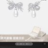 HEFANG Jewelry Bow Wheat Ear Earrings