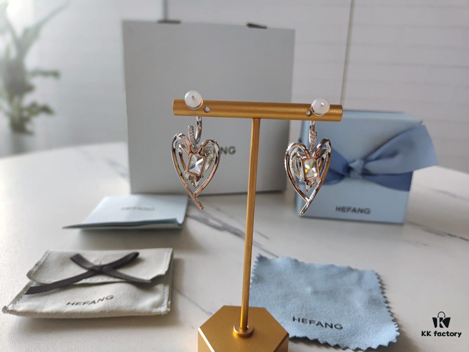 HEFANG Jewelry - Declaration Cube Earrings