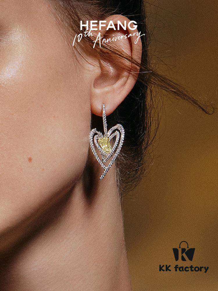 HEFANG Jewelry - Declaration Cube Earrings