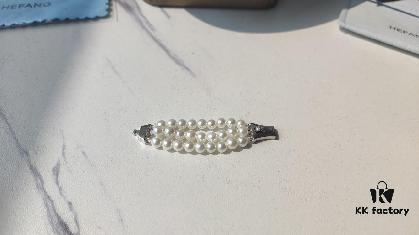 HEFANG Jewelry Liu Guang Fang Tang Three-Layer Necklace with Extension Chain