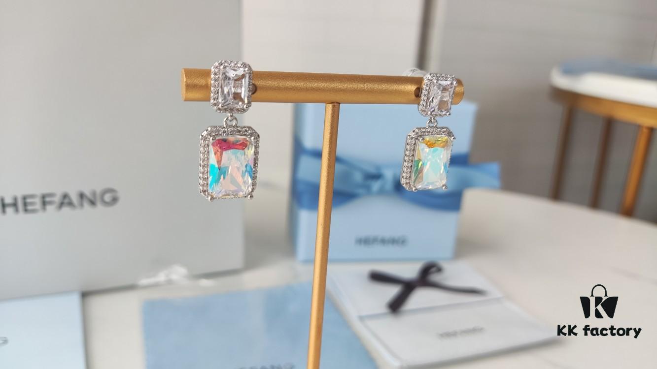 HEFANG Aurora Sugar Cube Earrings