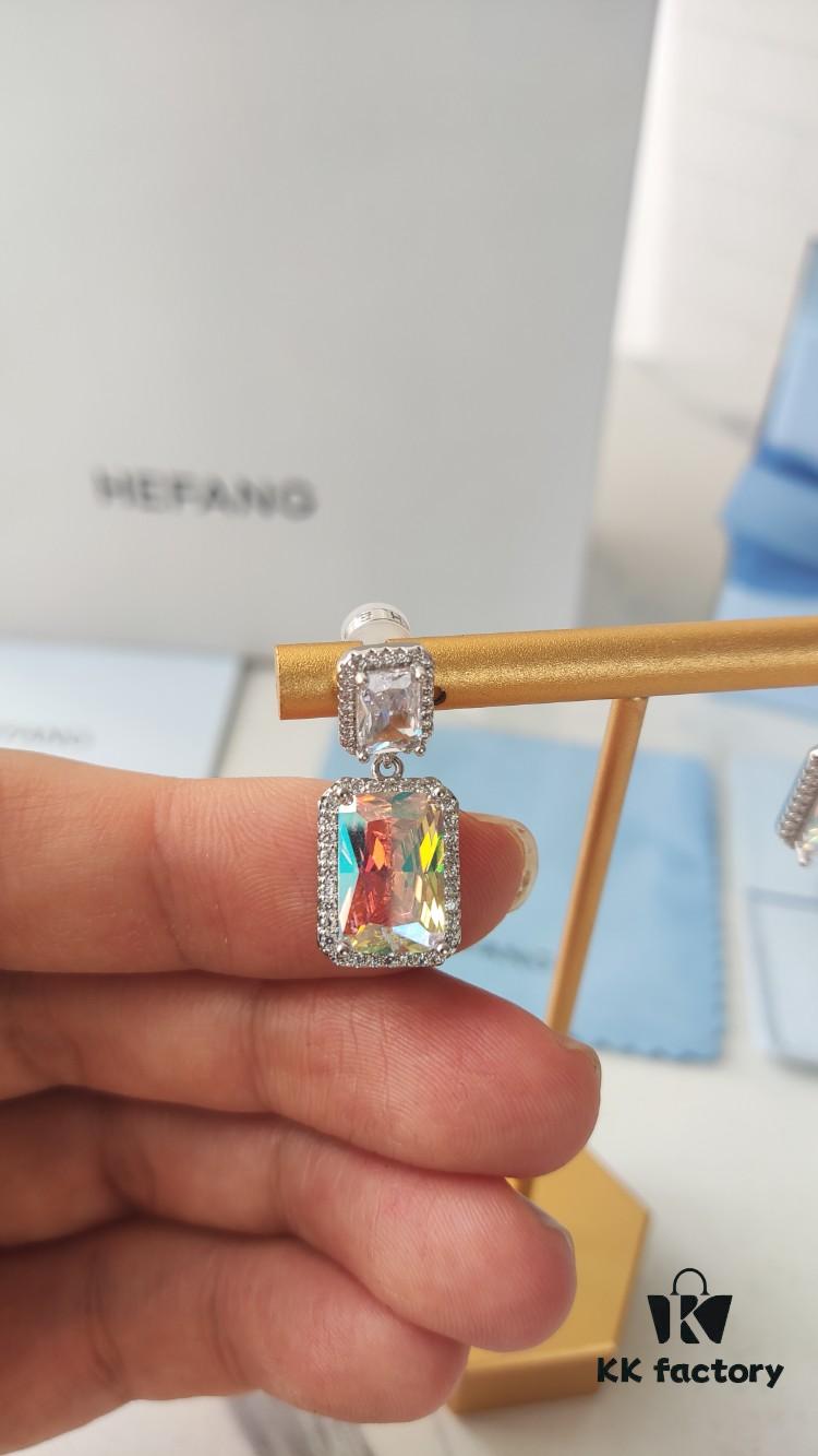 HEFANG Aurora Sugar Cube Earrings