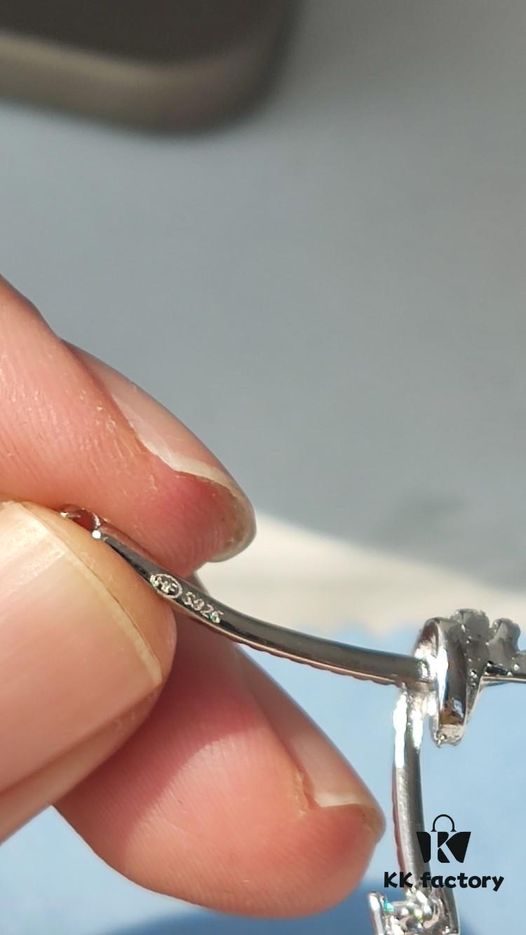 HEFANG Aurora Ribbon Knot Pendant Necklace