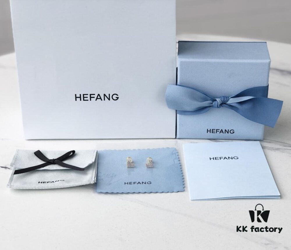 HEFANG Jewelry Declaration Diamond Stud Earrings