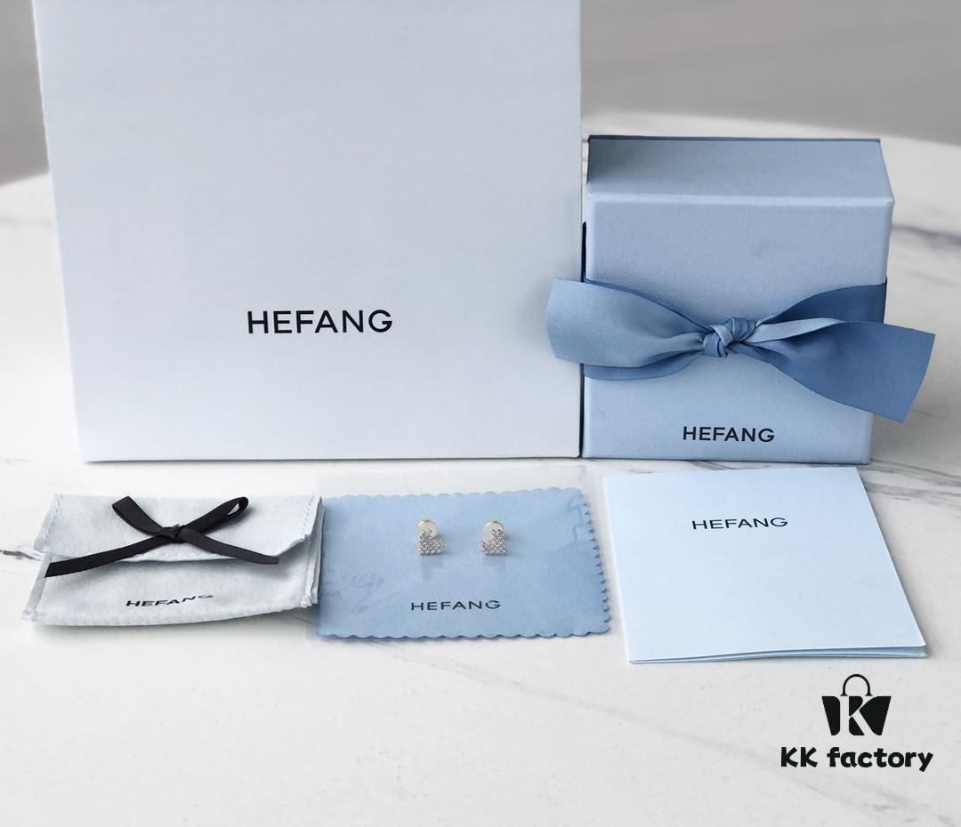 HEFANG Jewelry Declaration Diamond Stud Earrings