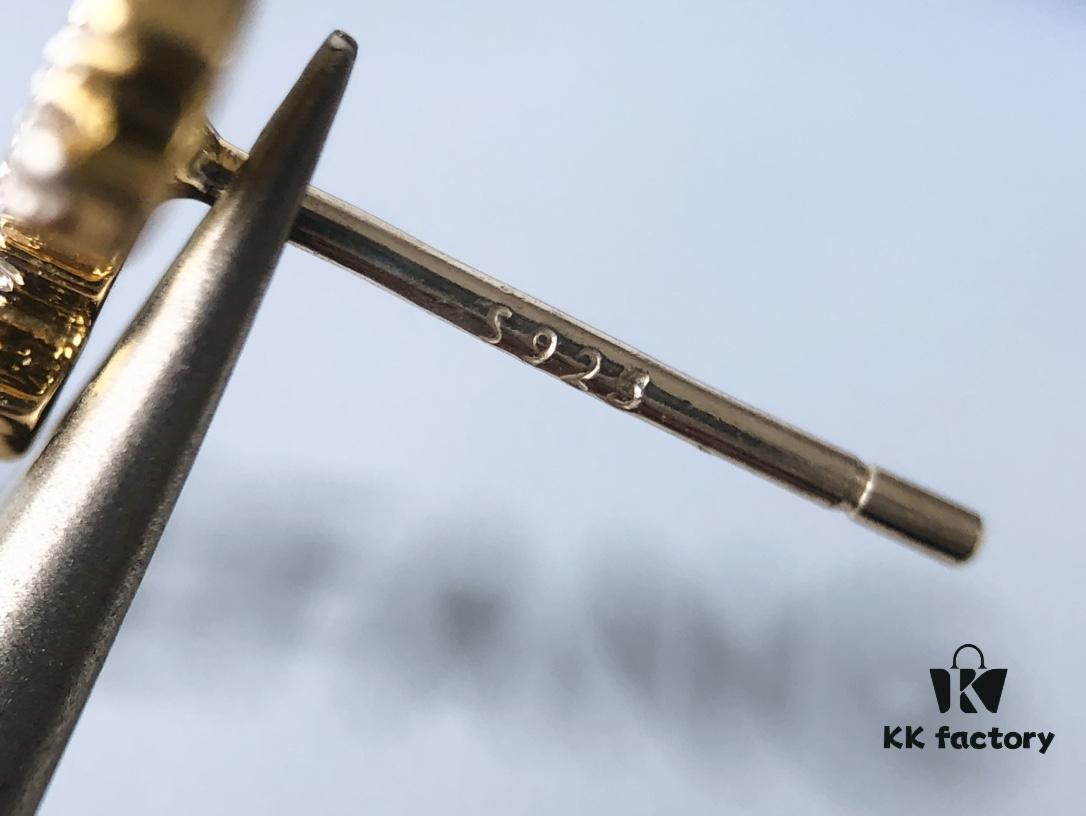 HEFANG Jewelry Declaration Diamond Stud Earrings