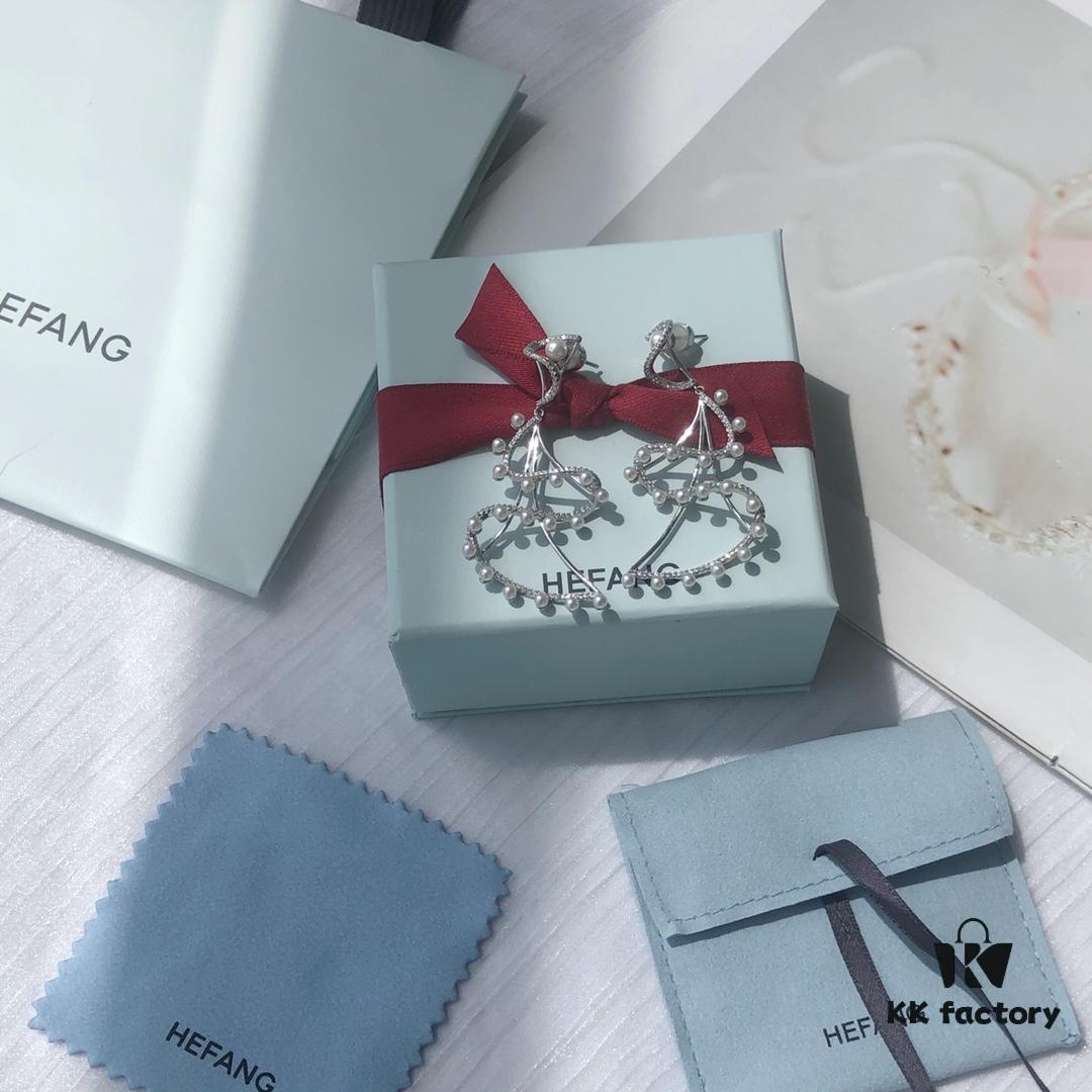 HEFANG Jewelry Ballet Rotating Earrings