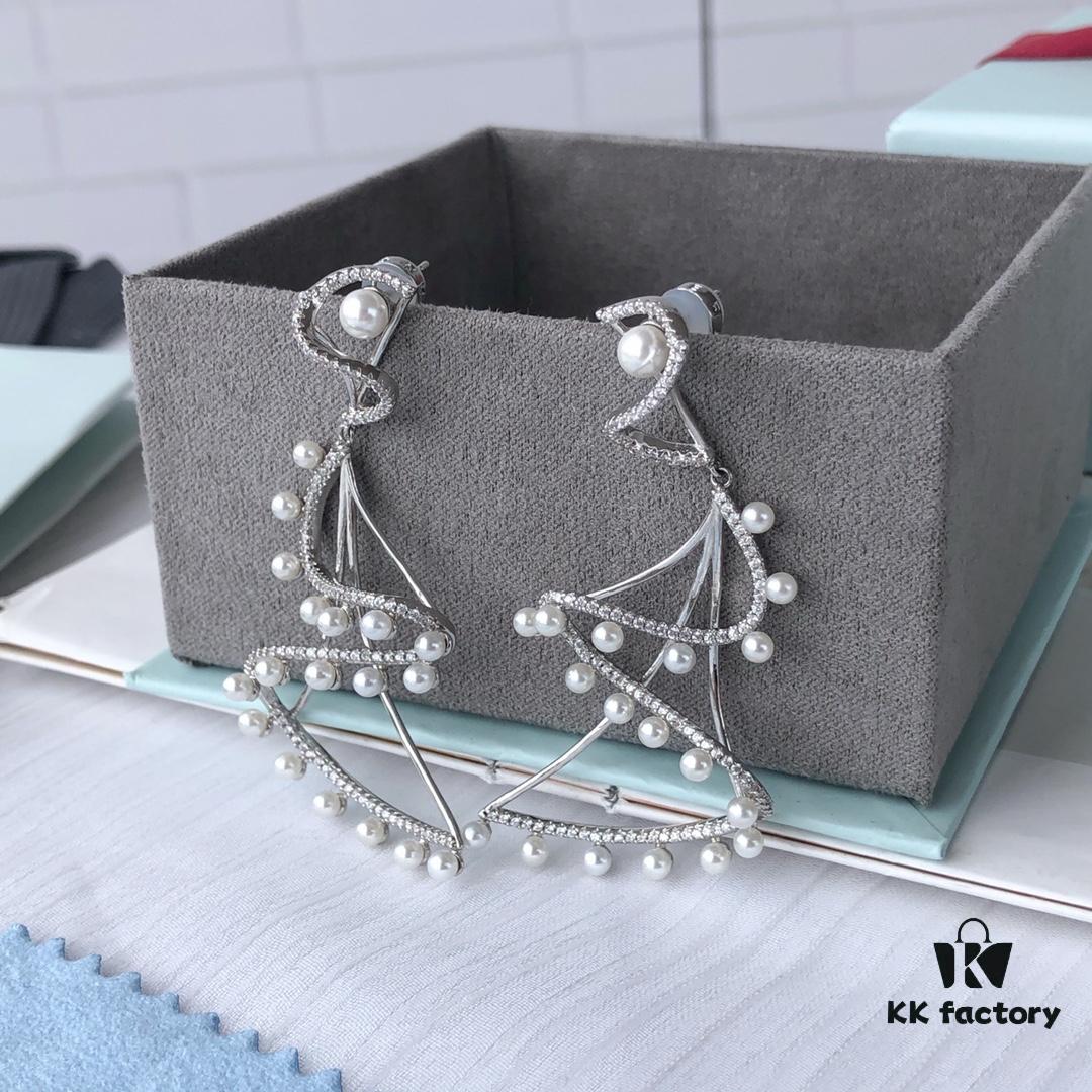 HEFANG Jewelry Ballet Rotating Earrings