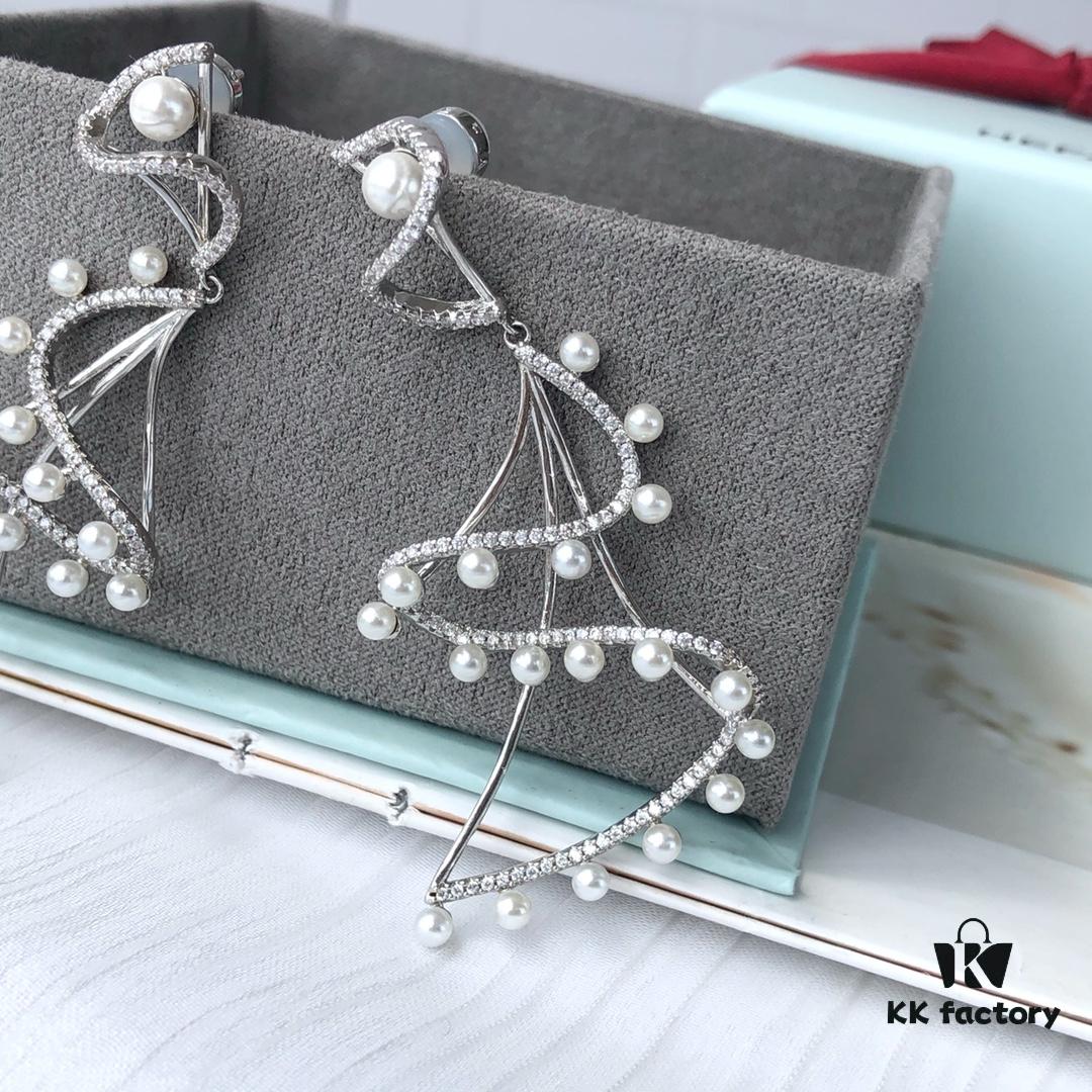 HEFANG Jewelry Ballet Rotating Earrings