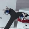 HEFANG Jewelry Ice Blue First Snow Earrings