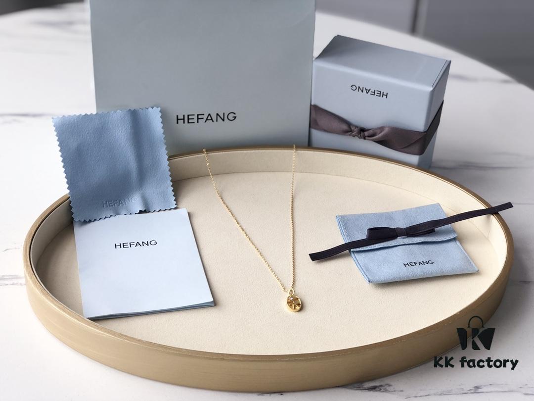 HEFANG Jewelry Starfish 18K Gold Plated Necklace