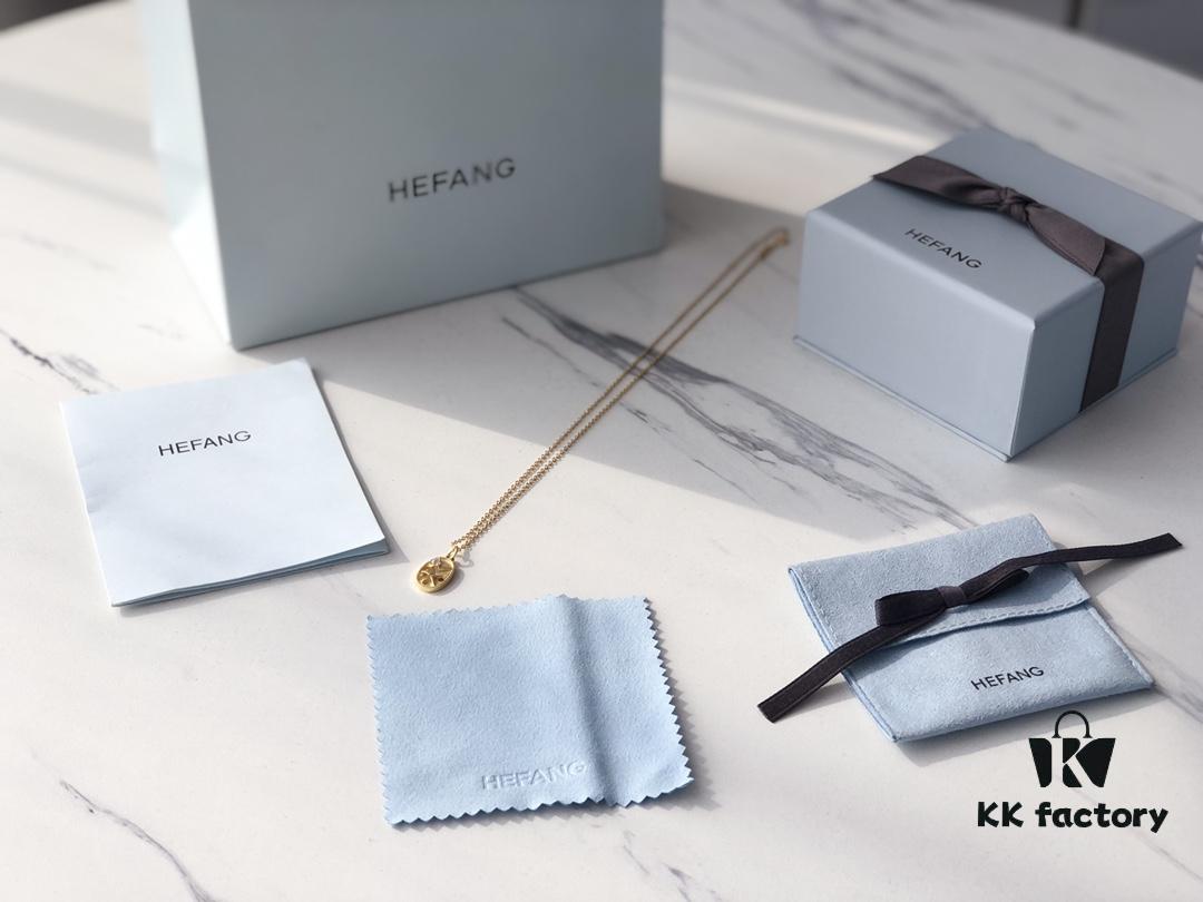 HEFANG Jewelry Starfish 18K Gold Plated Necklace