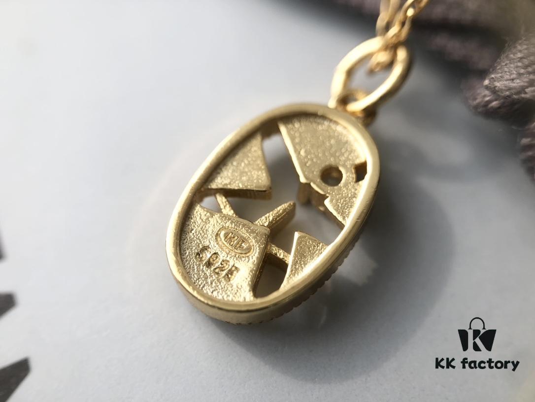 HEFANG Jewelry Starfish 18K Gold Plated Necklace