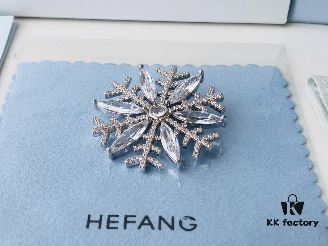 Hefang Frost Flower Brooch