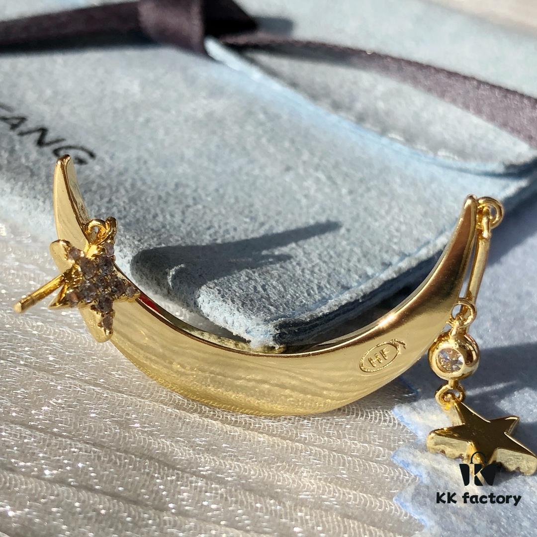 HEFANG Jewelry Starry Night Asymmetric Earrings