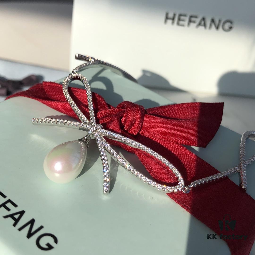 HEFANG Jewelry Bow Ribbon Necklace