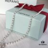HEFANG Jewelry Elizabeth Bow Pendant Necklace